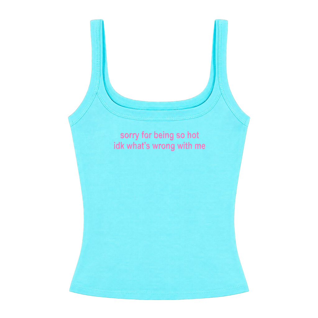 Y2K Slogan Letter Print Cropped Tank Top