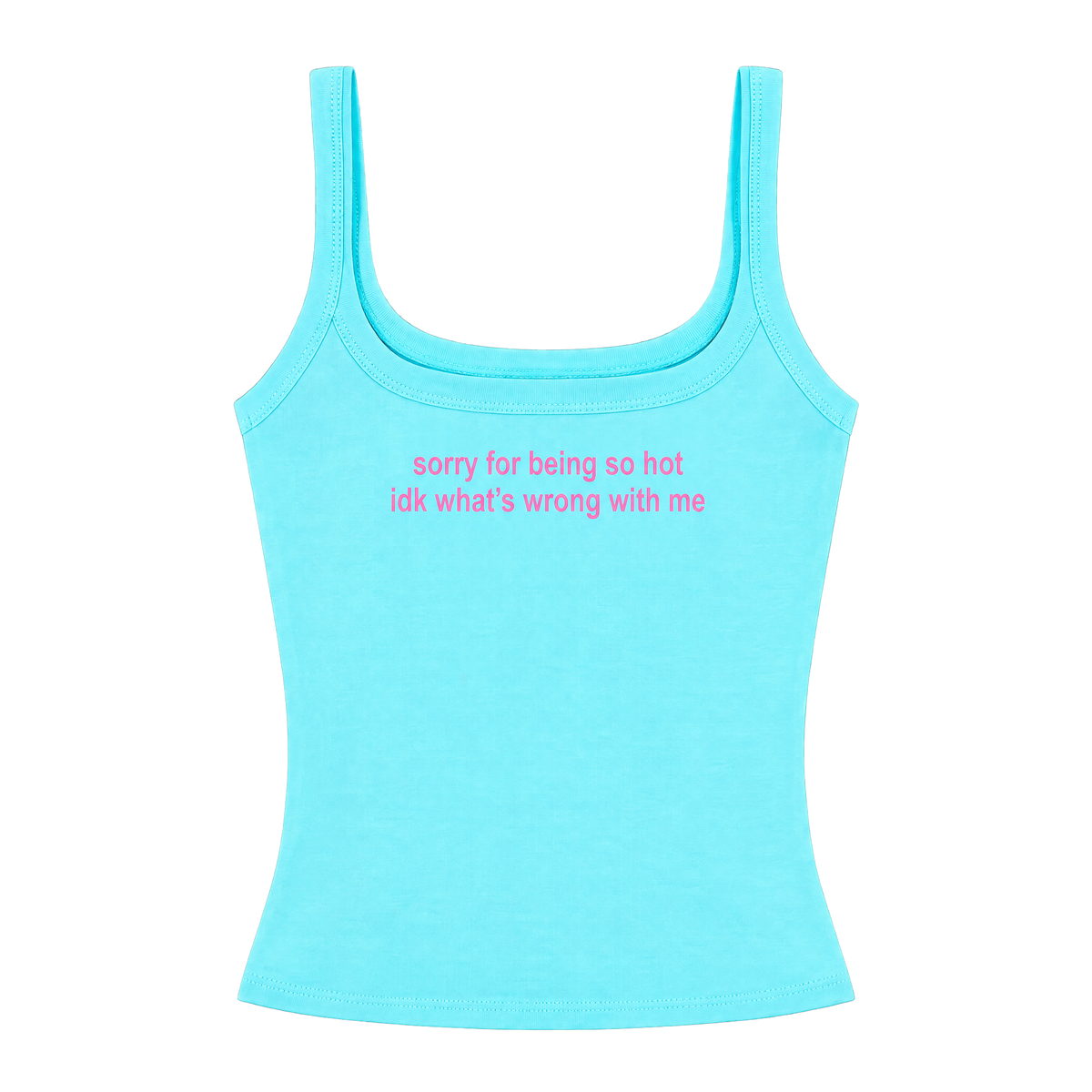 Y2K Slogan Letter Print Cropped Tank Top
