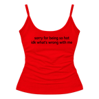 Y2K Slogan Letter Print Cropped Tank Top