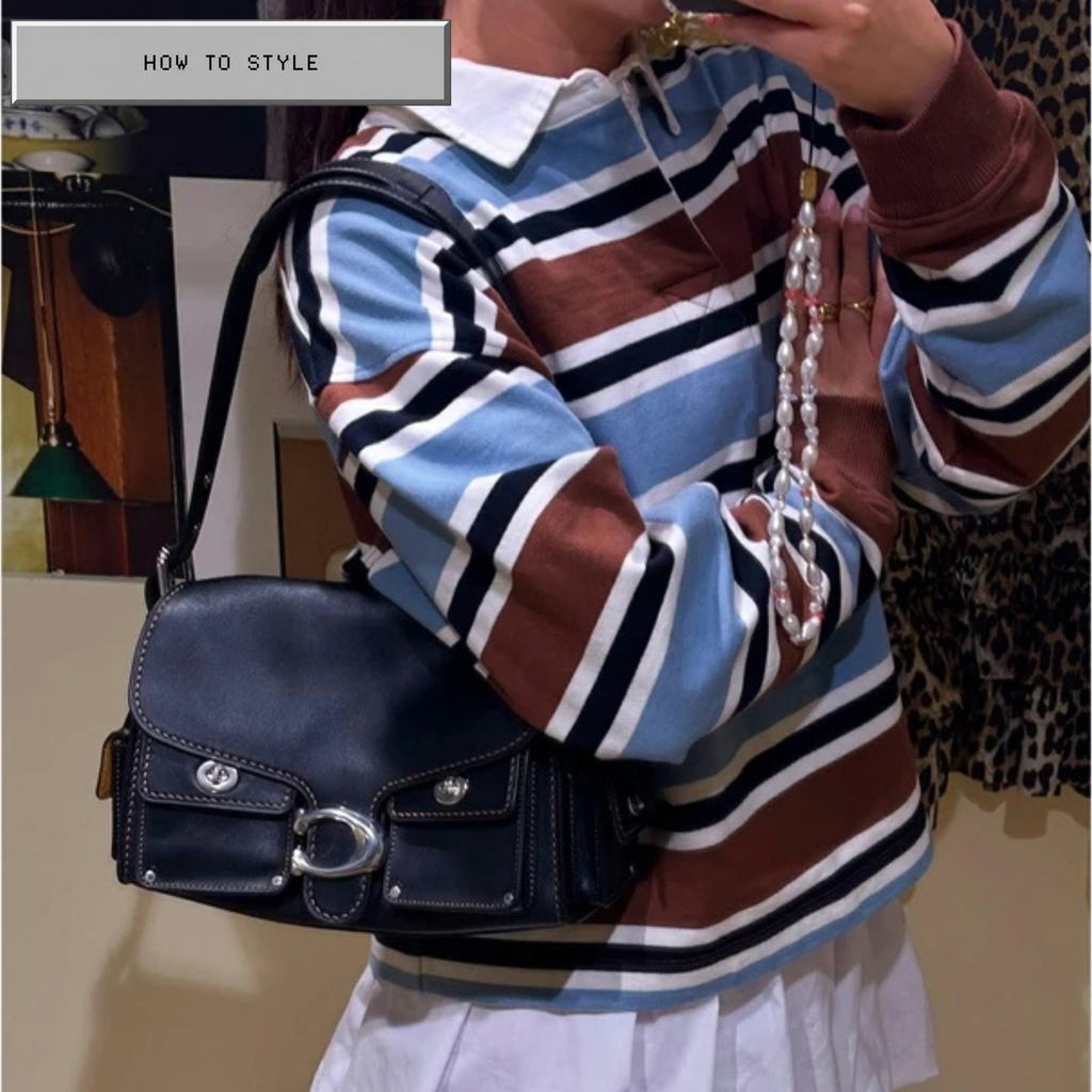 Retro Striped Contrast Pullover Jersey