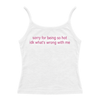 Y2K Slogan Letter Print Cropped Tank Top