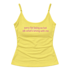 Y2K Slogan Letter Print Cropped Tank Top