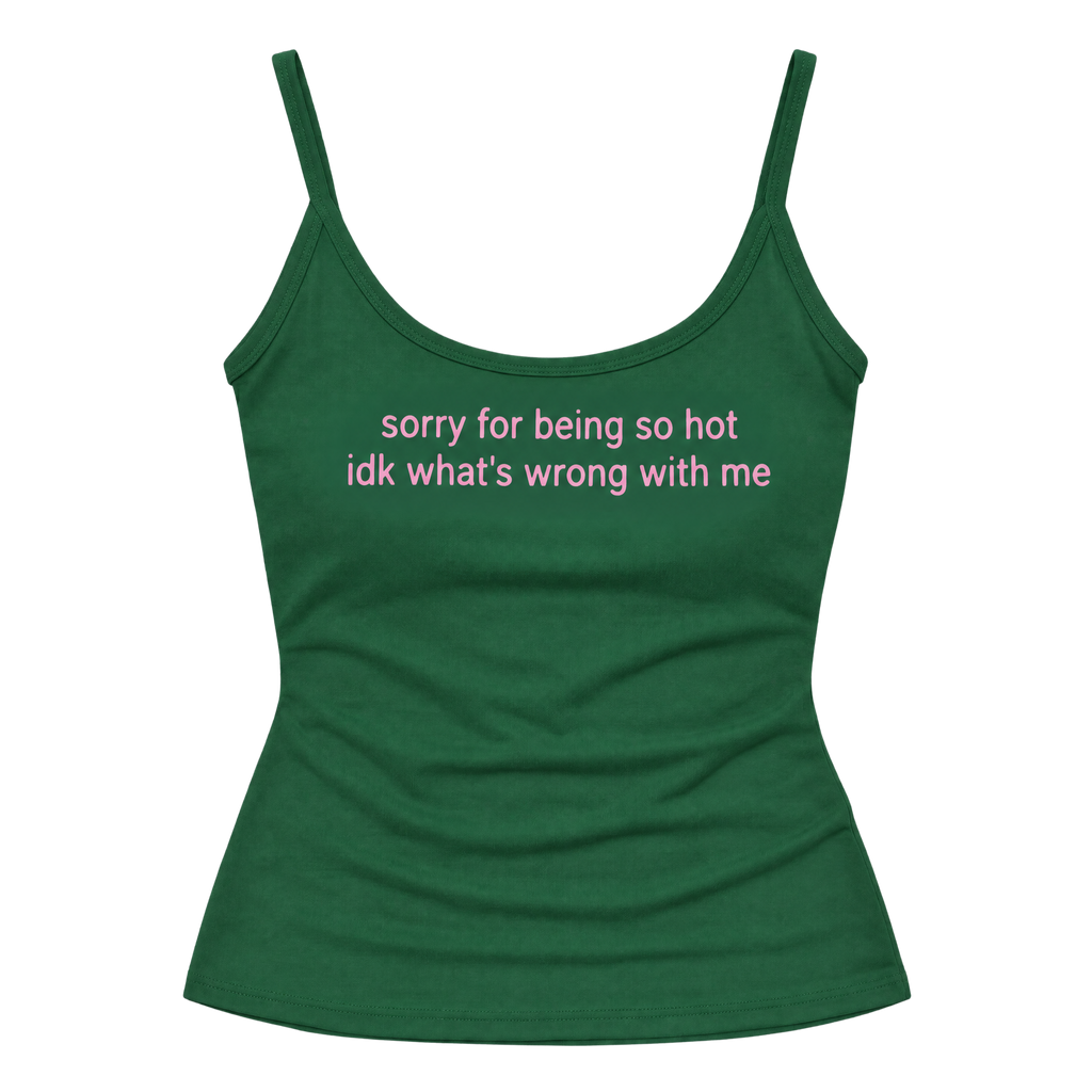 Y2K Slogan Letter Print Cropped Tank Top