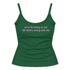 Y2K Slogan Letter Print Cropped Tank Top