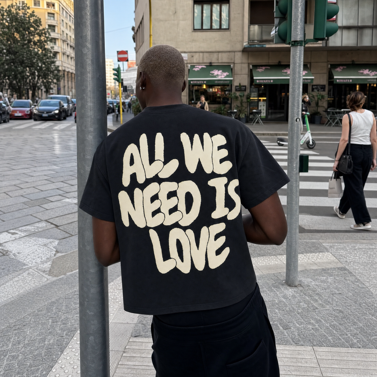 All We Need Is Love Round Neck Tee