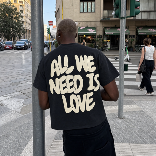All We Need Is Love Round Neck Tee