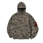 American Retro Camo Hooded Jacket