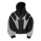 American Retro Graphic Zip Hoodie