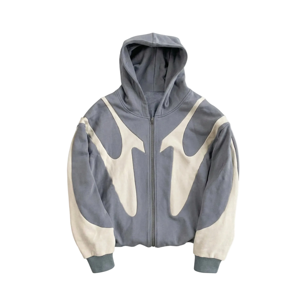 American Retro Graphic Zip Hoodie