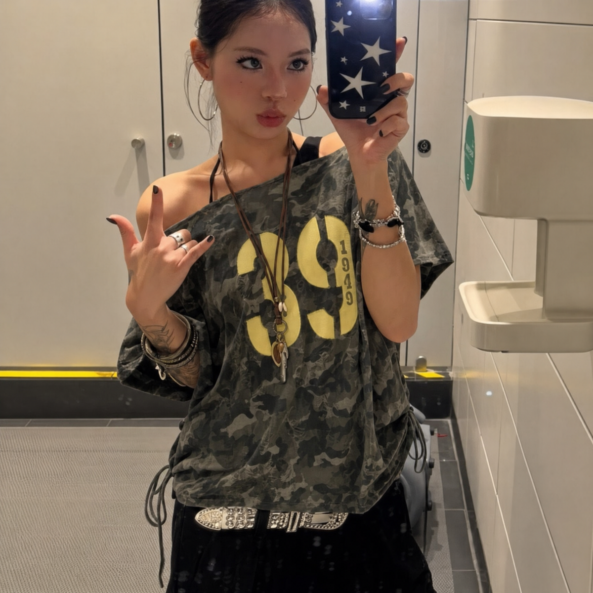 Camouflage Streetwear Crop Tee