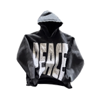 Peace Embroidered Streetwear Hoodie