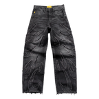 Gothic Wide Leg Baggy Jeans