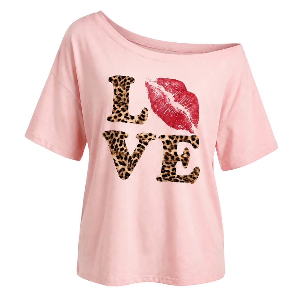 LOVE Graphic Oversized Cotton Tee