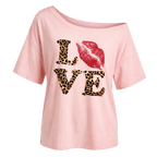 LOVE Graphic Oversized Cotton Tee