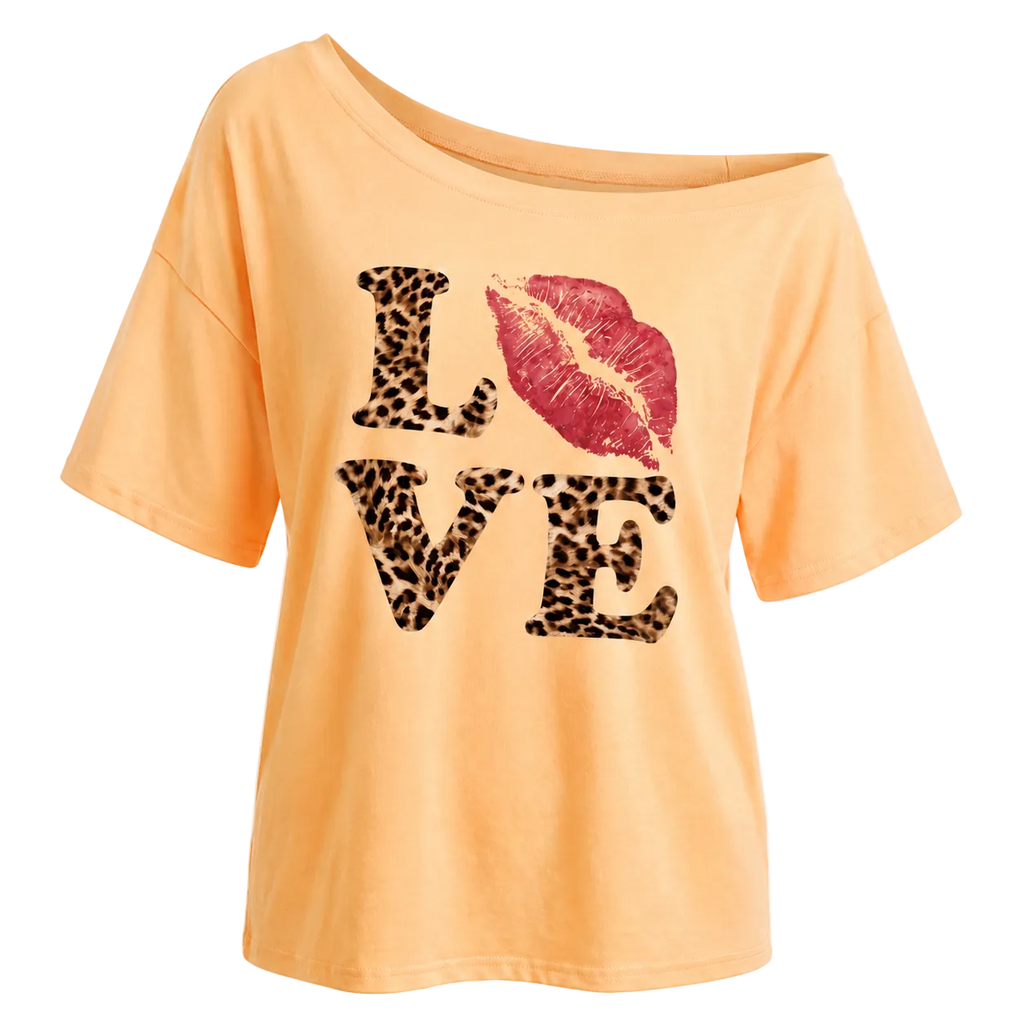 LOVE Graphic Oversized Cotton Tee