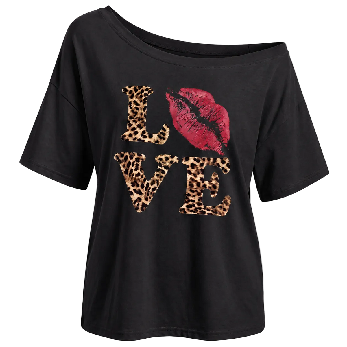 LOVE Graphic Oversized Cotton Tee