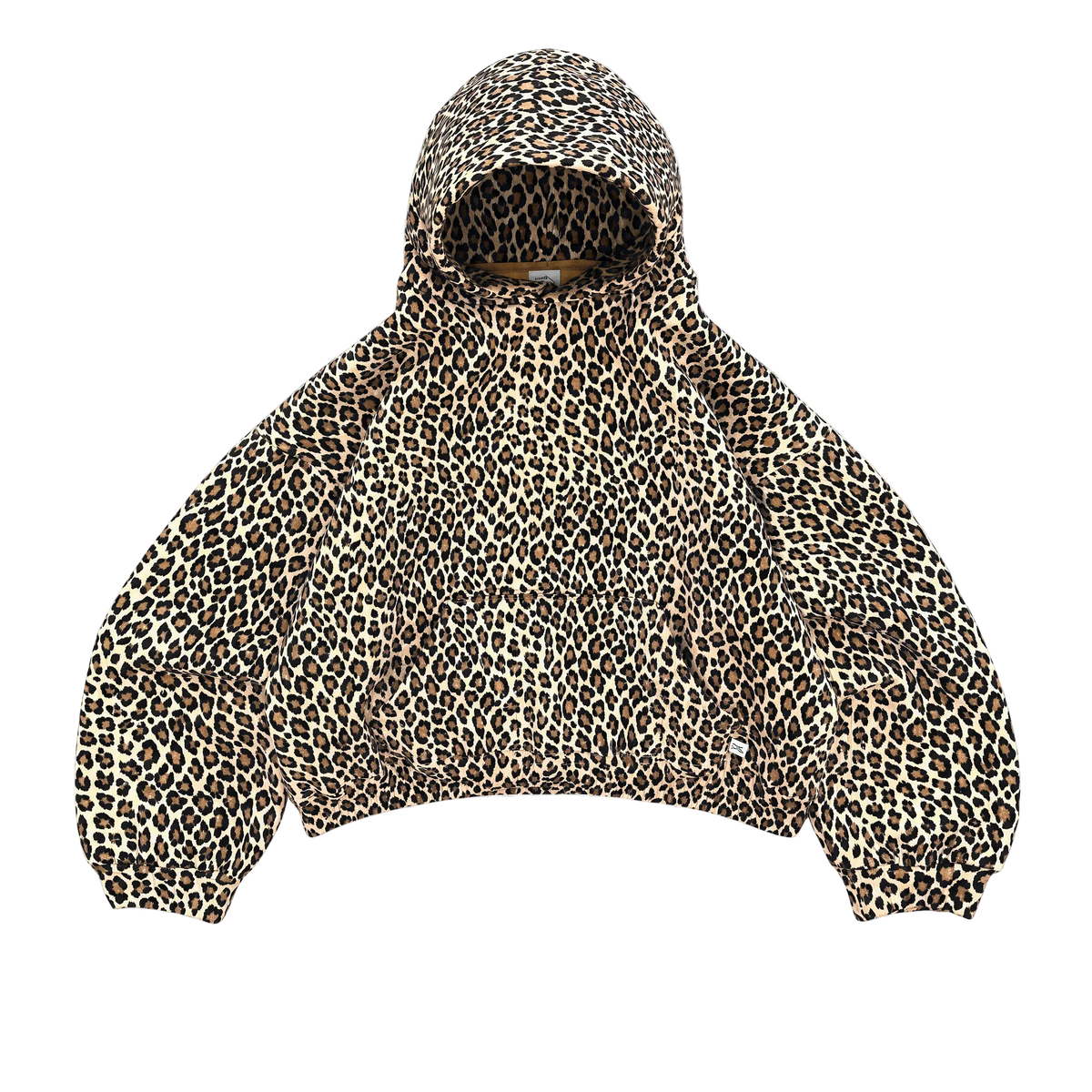 Leopard Print Loose Zip Hoodie Jacket