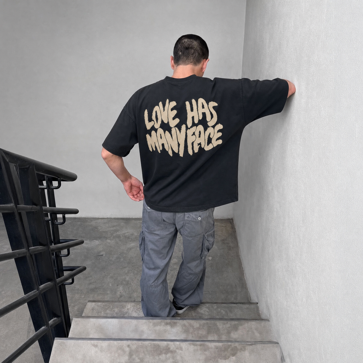 Love Has Many Face Round Neck Tee