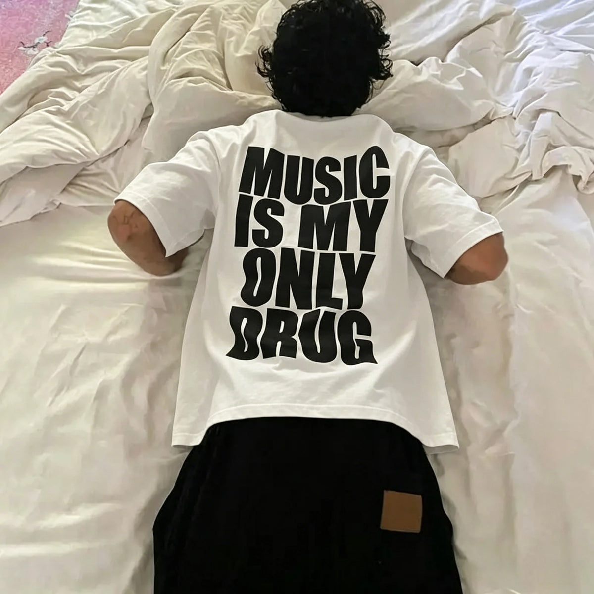 Music Is My Only Drug Streetwear Tee