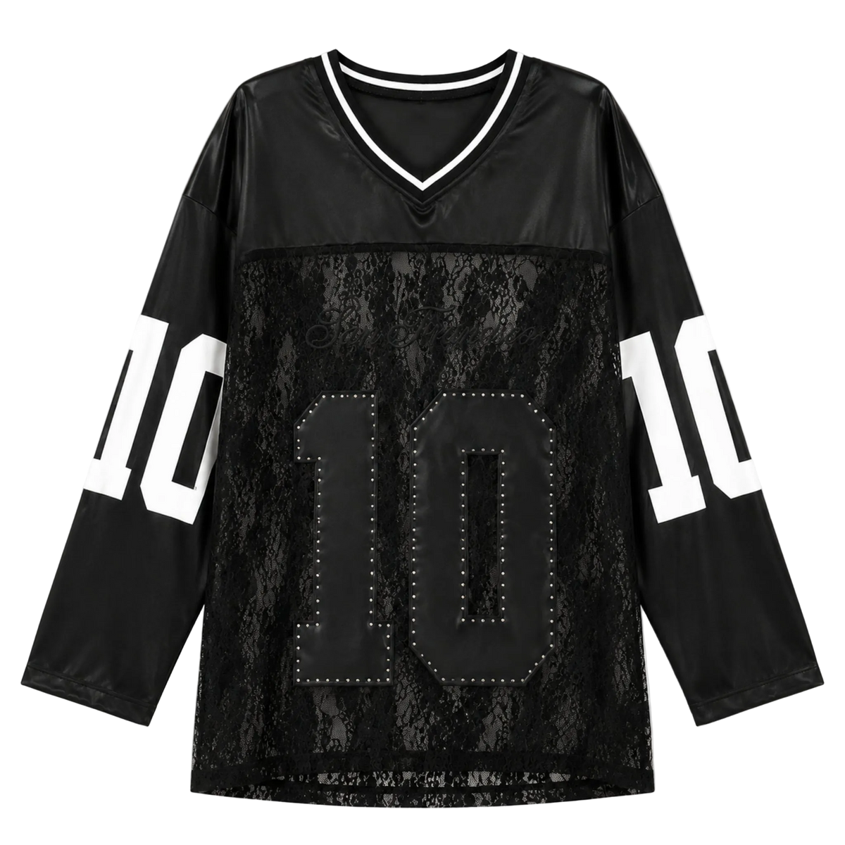Lace Torso Shoulder Star Jersey