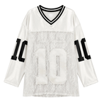 Lace Torso Shoulder Star Jersey