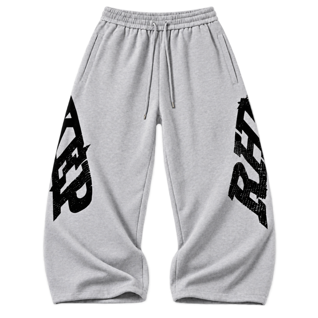 Oversized Graphic Baggy Joggers