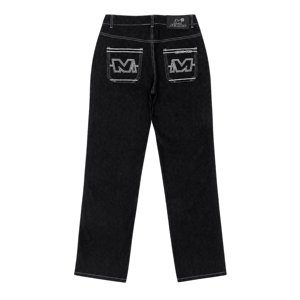 Streetwear Graphic Denim Wide Leg Pants
