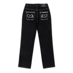 Streetwear Graphic Denim Wide Leg Pants