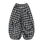 Women Fleece-Lined Oversized Parachute Pants