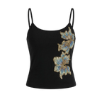Women Floral Print Bodycon Cami Top