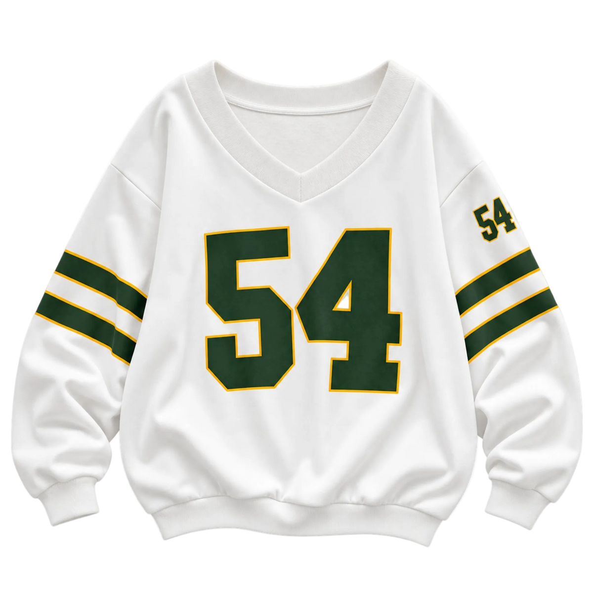 Women Loose V-Neck Sweatshirt