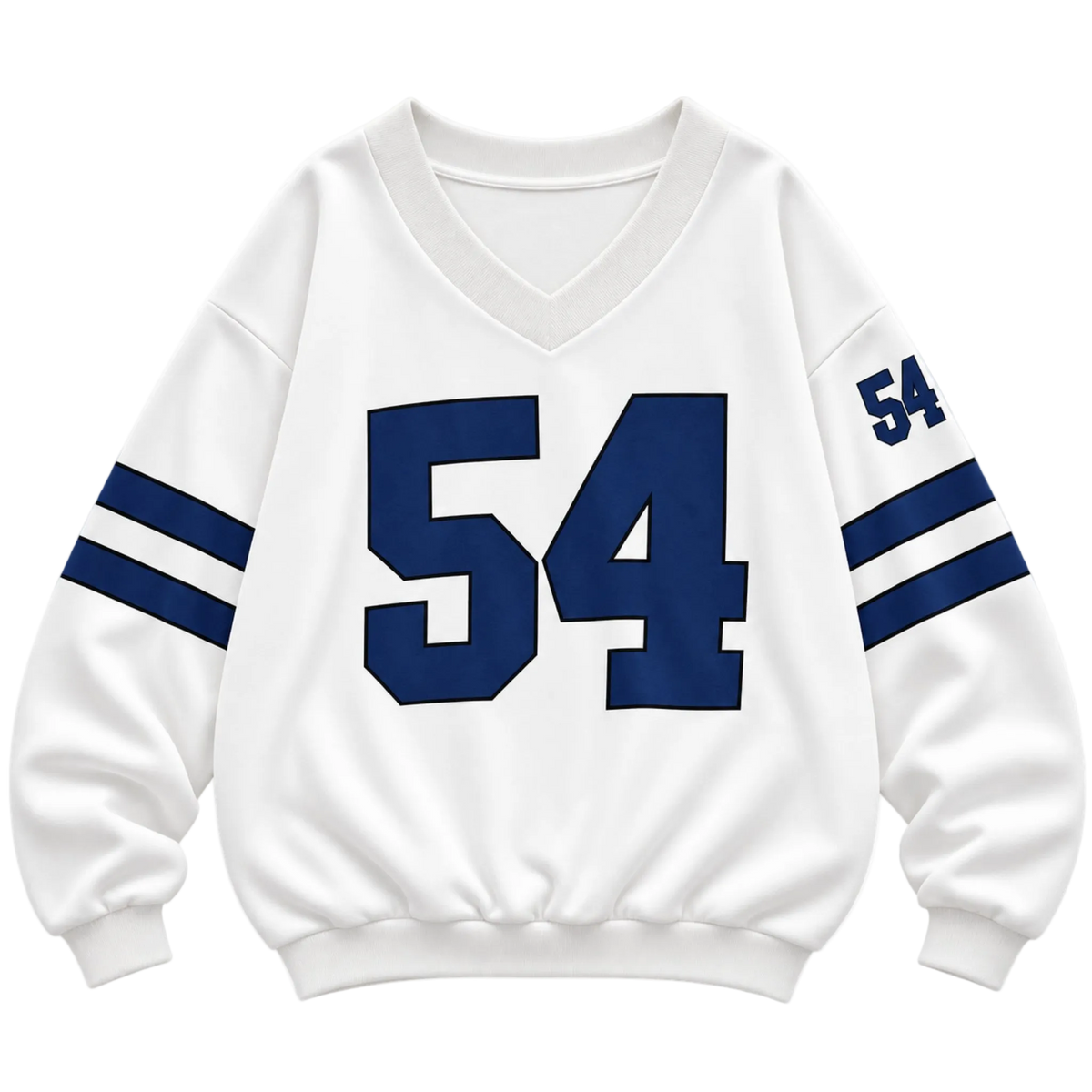 Women Loose V-Neck Sweatshirt