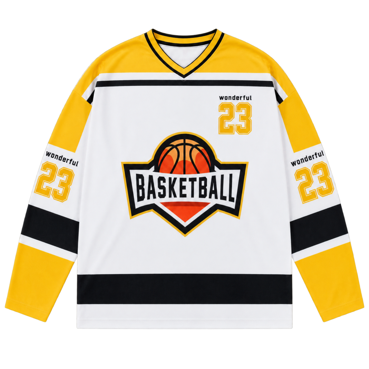 Wonderful 23rd V-Neck Long Sleeve Jersey