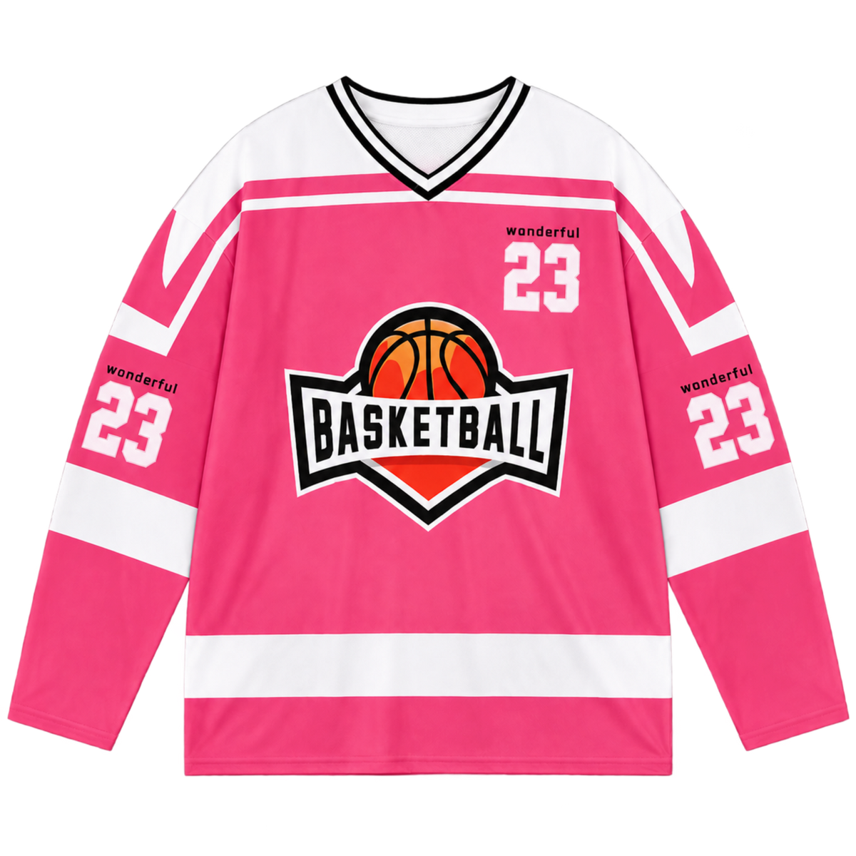 Wonderful 23rd V-Neck Long Sleeve Jersey