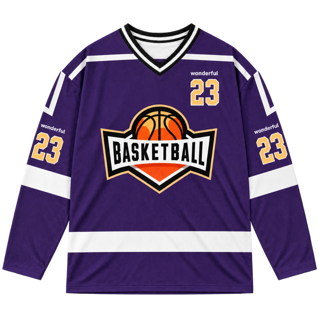 Wonderful 23rd V-Neck Long Sleeve Jersey