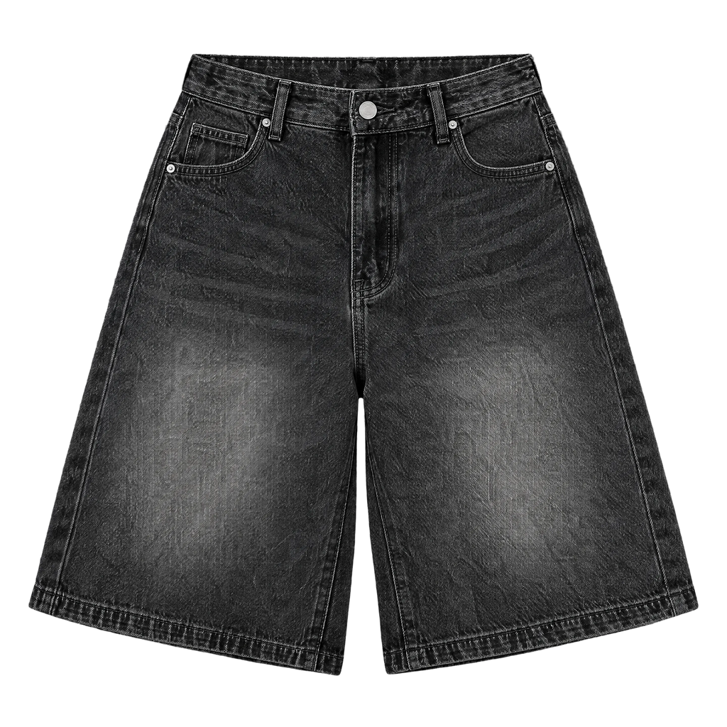 Bermuda Summer Loose Jean Shorts