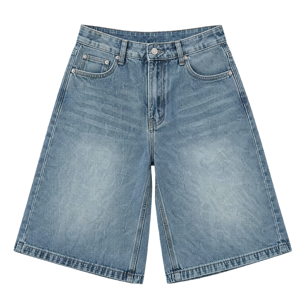 Bermuda Summer Loose Jean Shorts