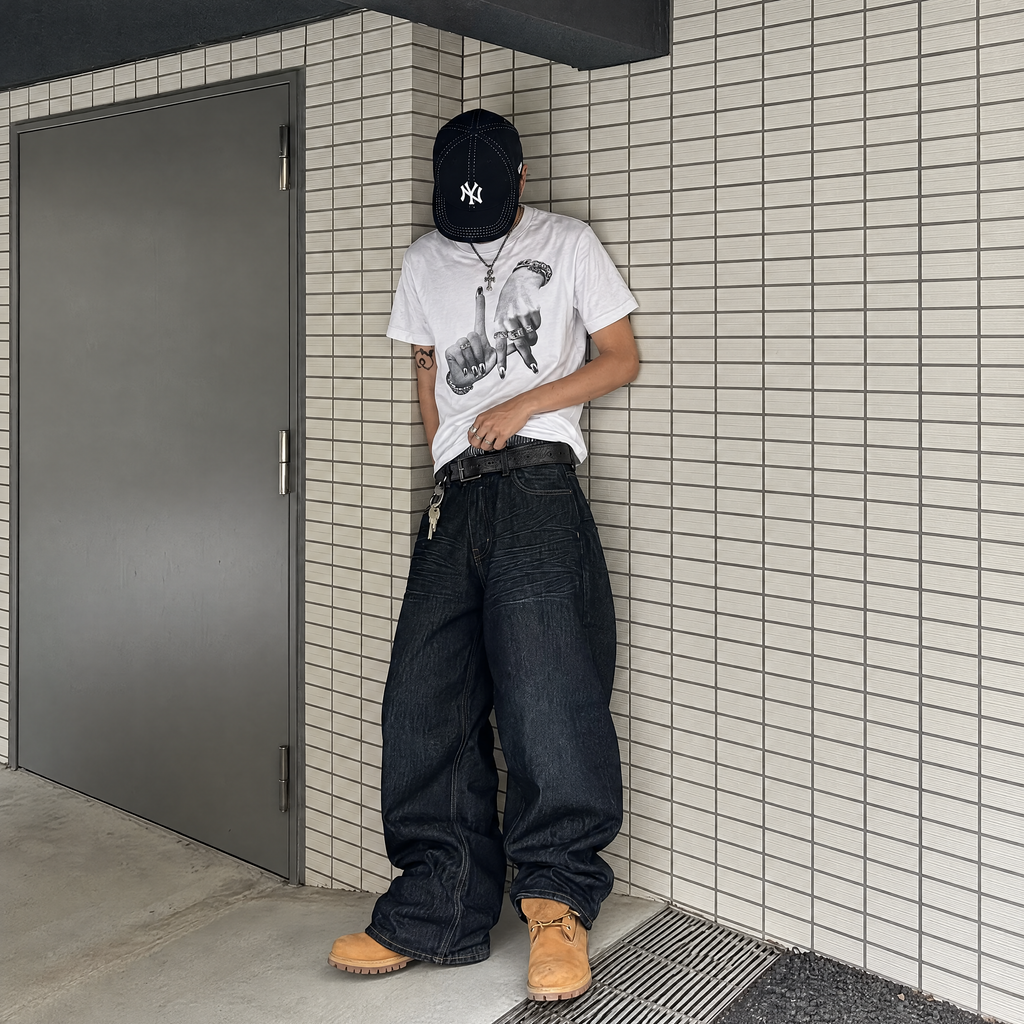 Los Angeles Print Relaxed-Fit Short-Sleeve T-Shirt