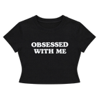 90s Vintage Letter Graphic Cropped Baby Tee